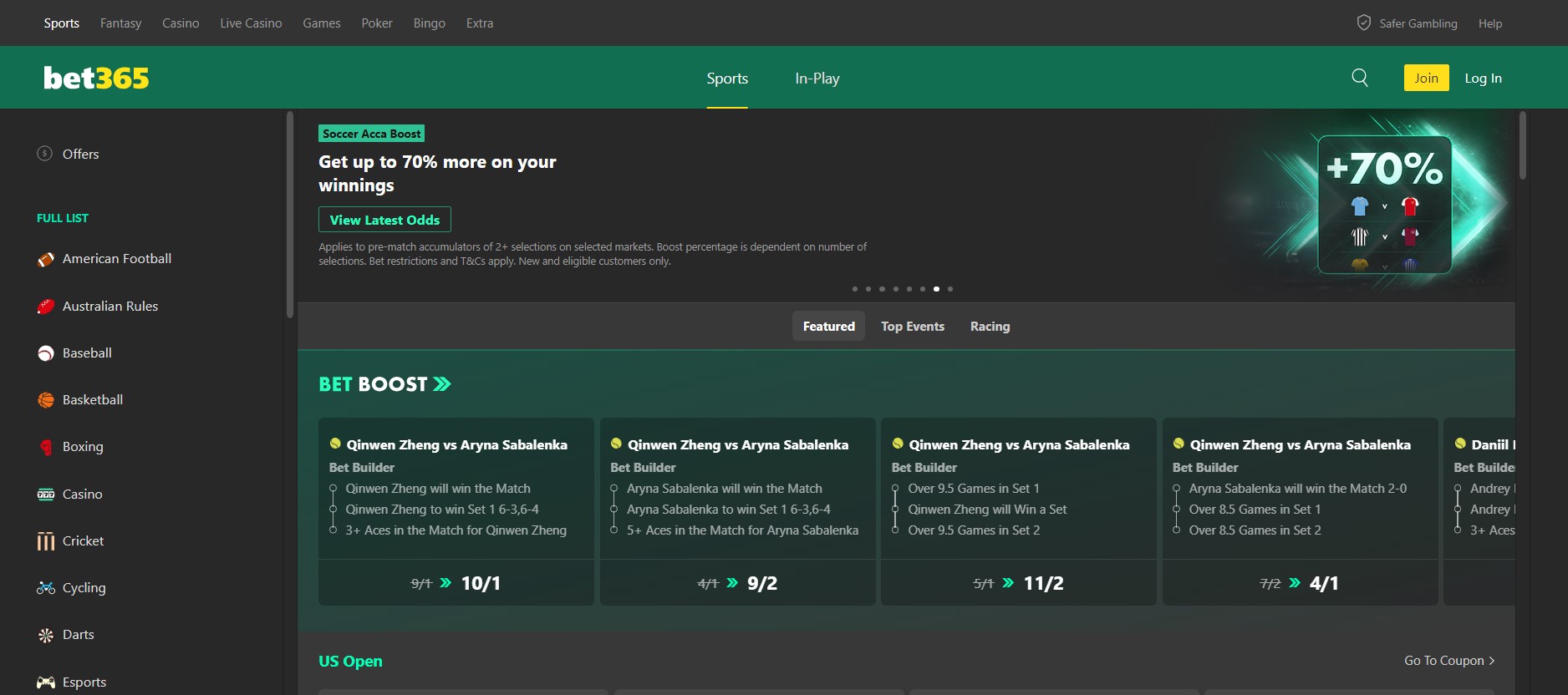 bet 365 website